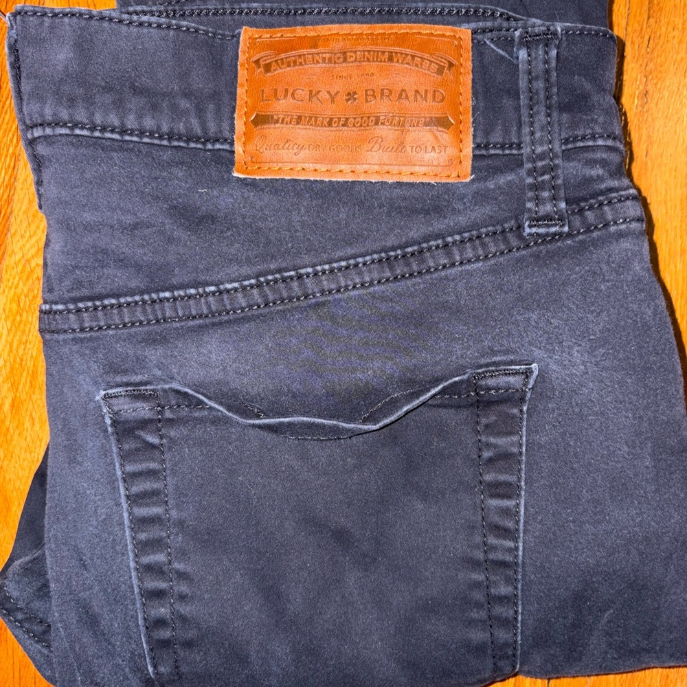 Lucky Brand Men's Black Slim Pants